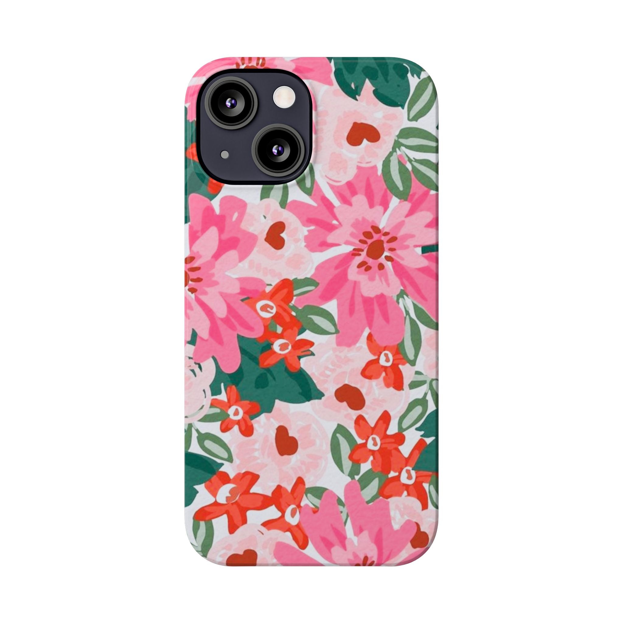 Pink Watercolor Garden Case