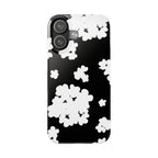 Black & White Abstract Flower Case
