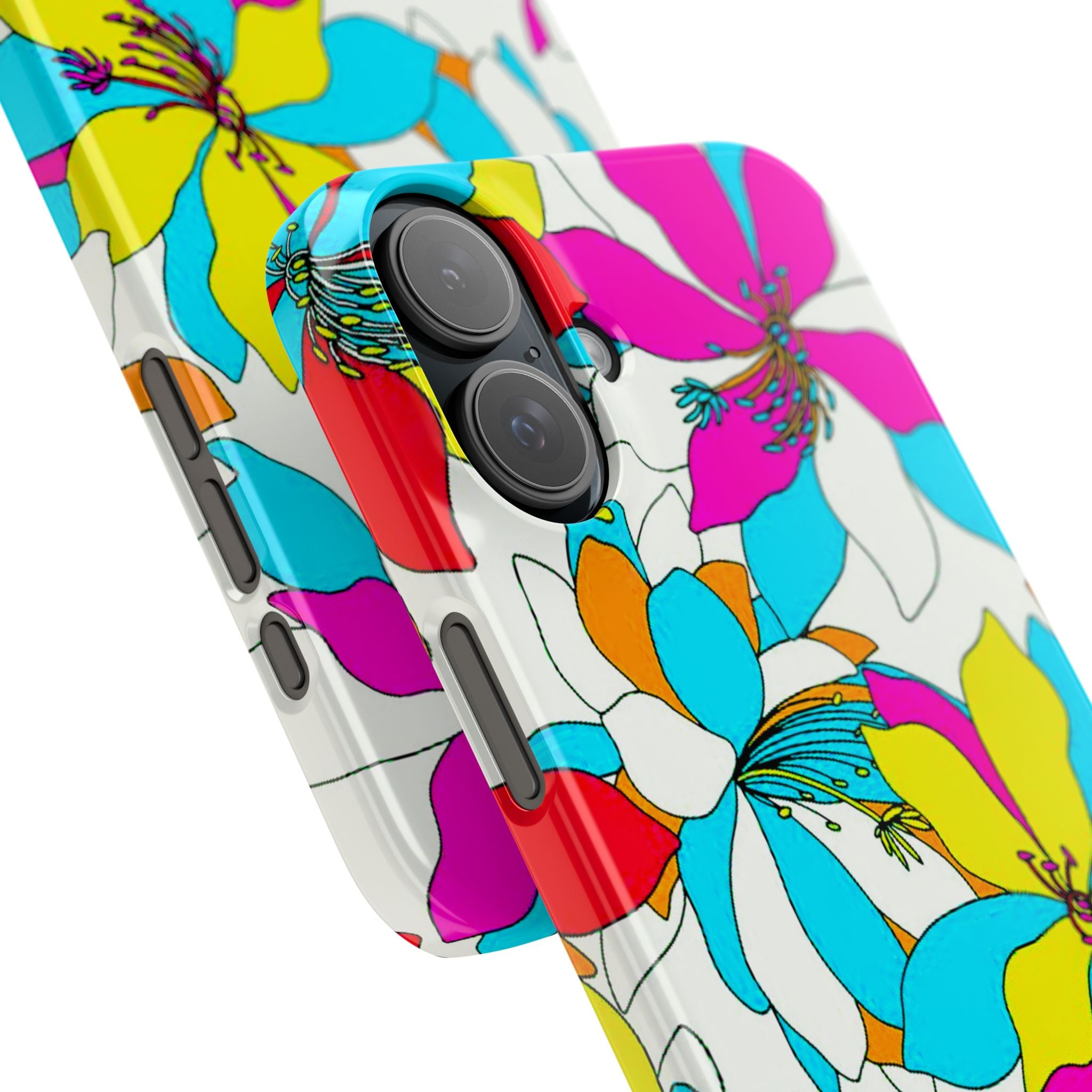 Layered Magenta Floral Case