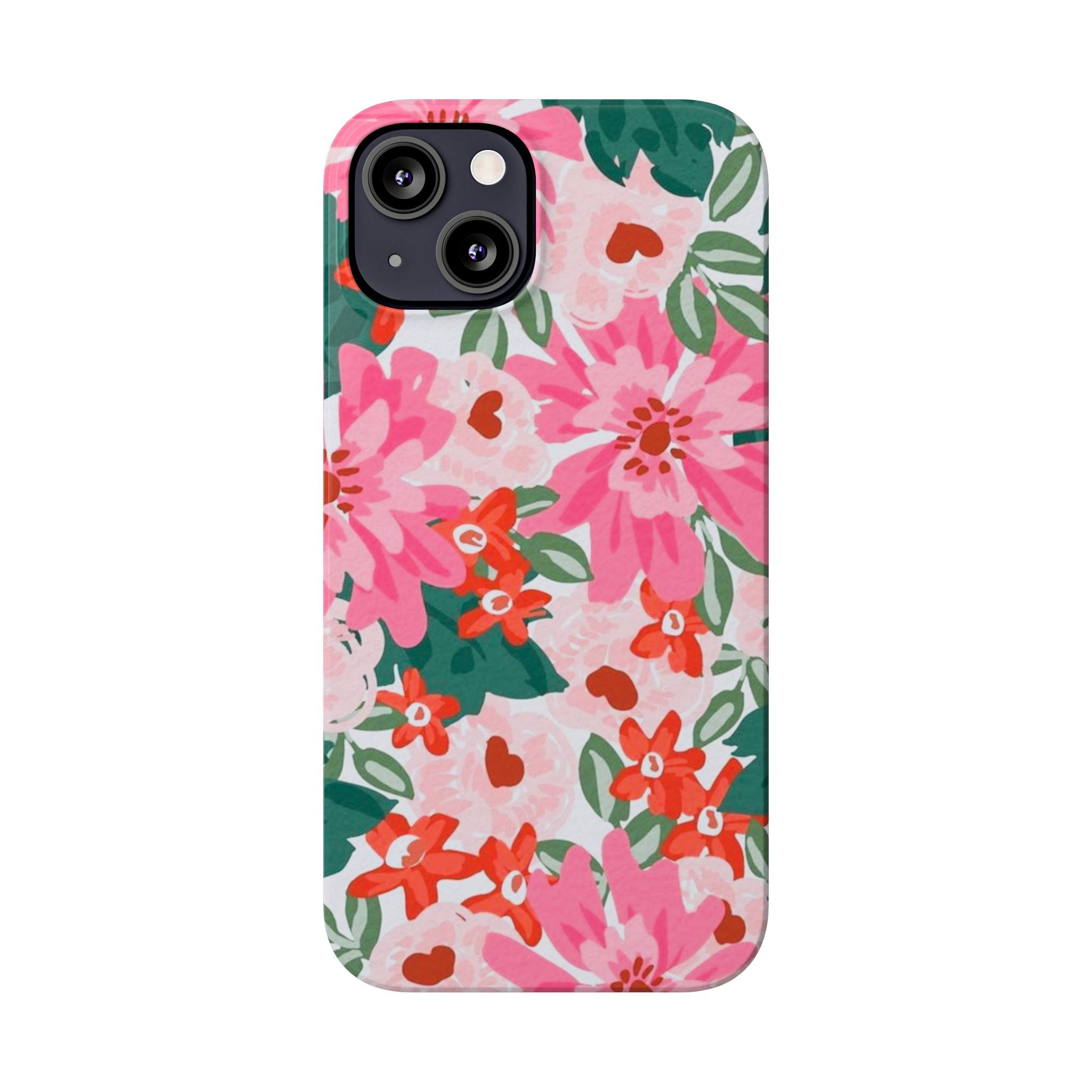 Pink Watercolor Garden Case