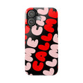 Call Me Pink and Red Phone Case