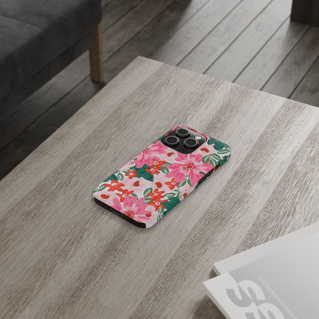 Pink Watercolor Garden Case