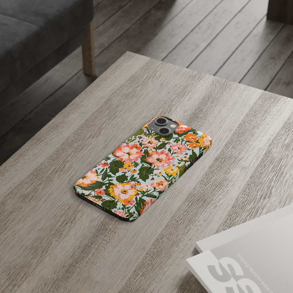 Pink & Orange Blossom Garden Case