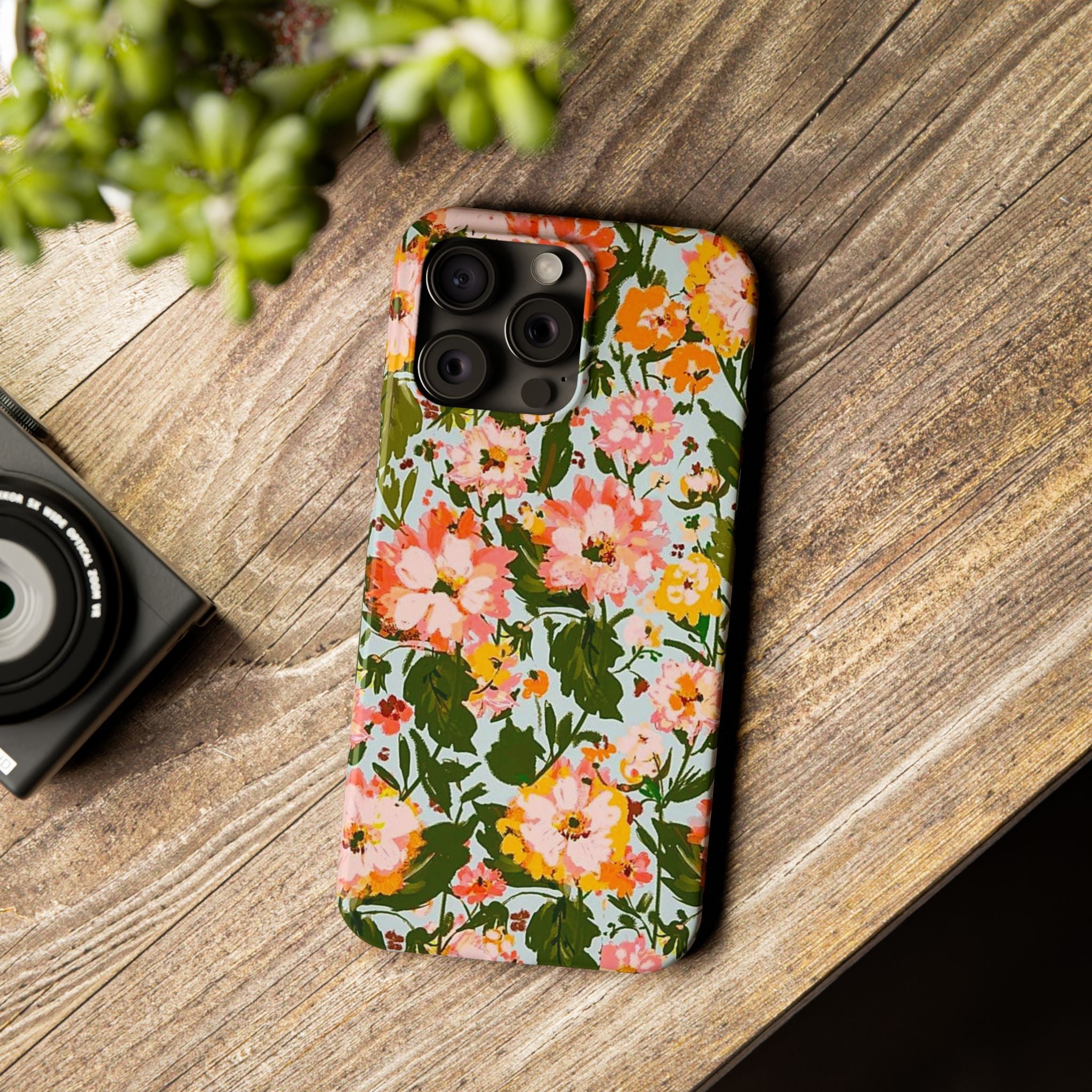 Pink & Orange Blossom Garden Case