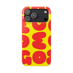 OMG Bubble Pattern, Bold Red & Yellow