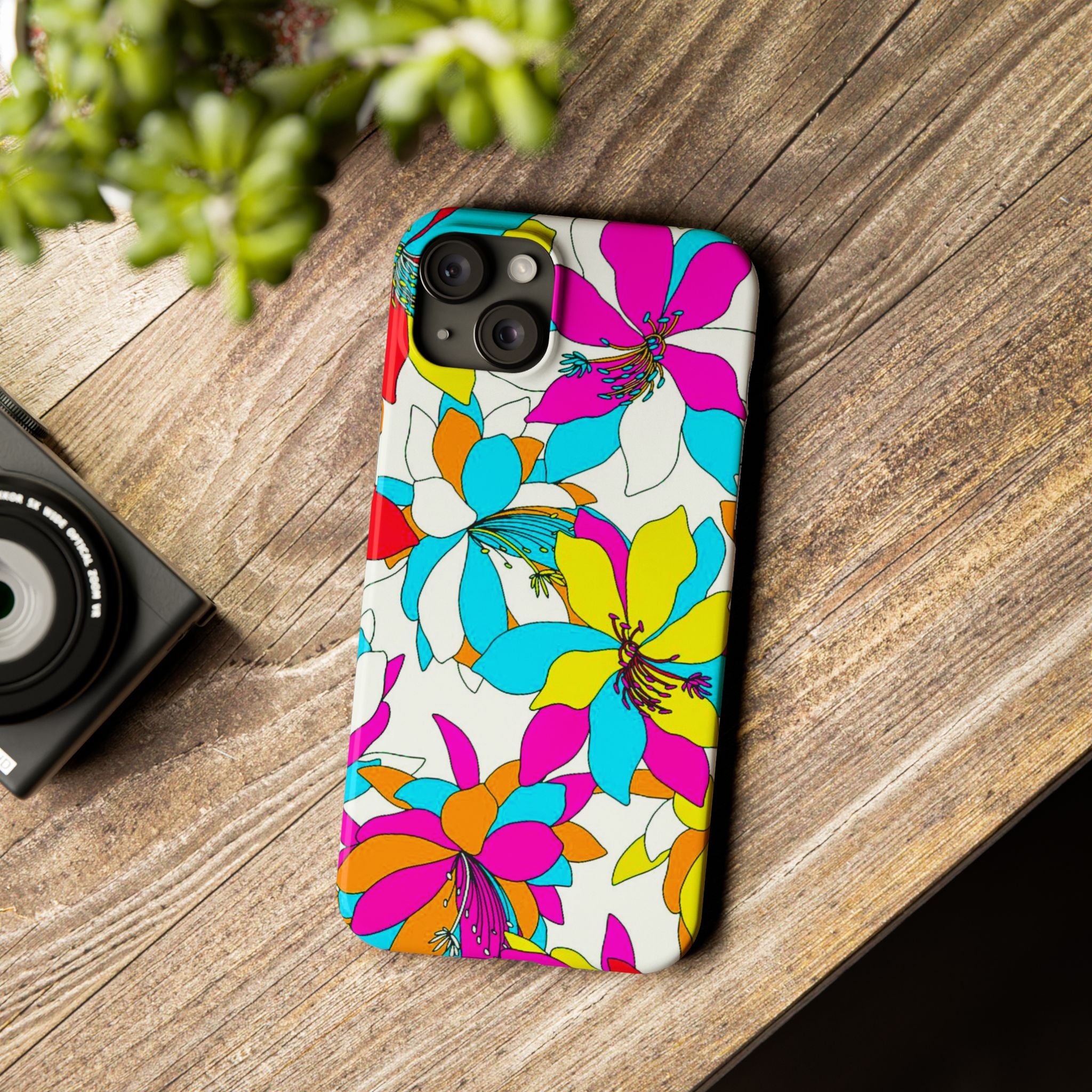 Layered Magenta Floral Case