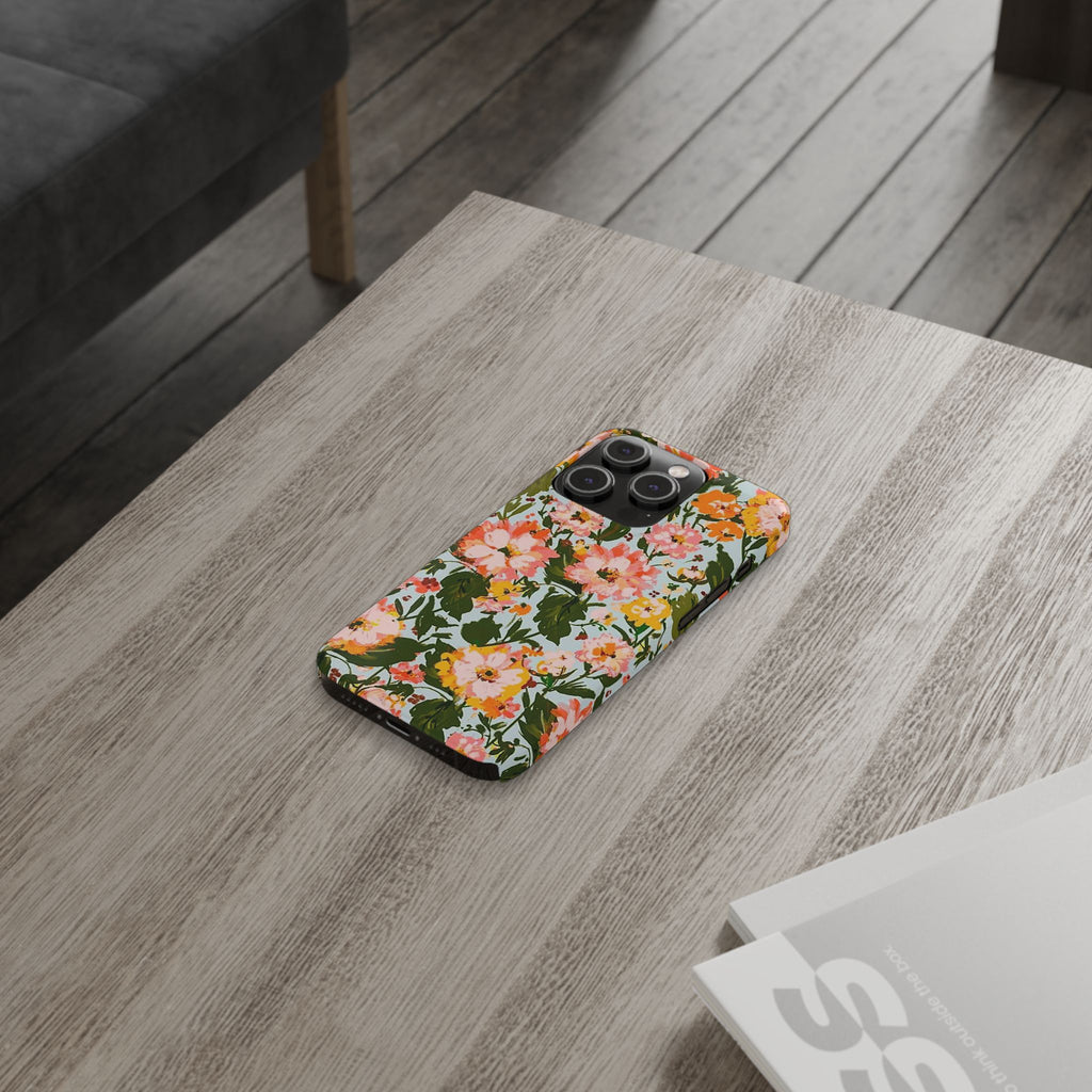 Pink & Orange Blossom Garden Case