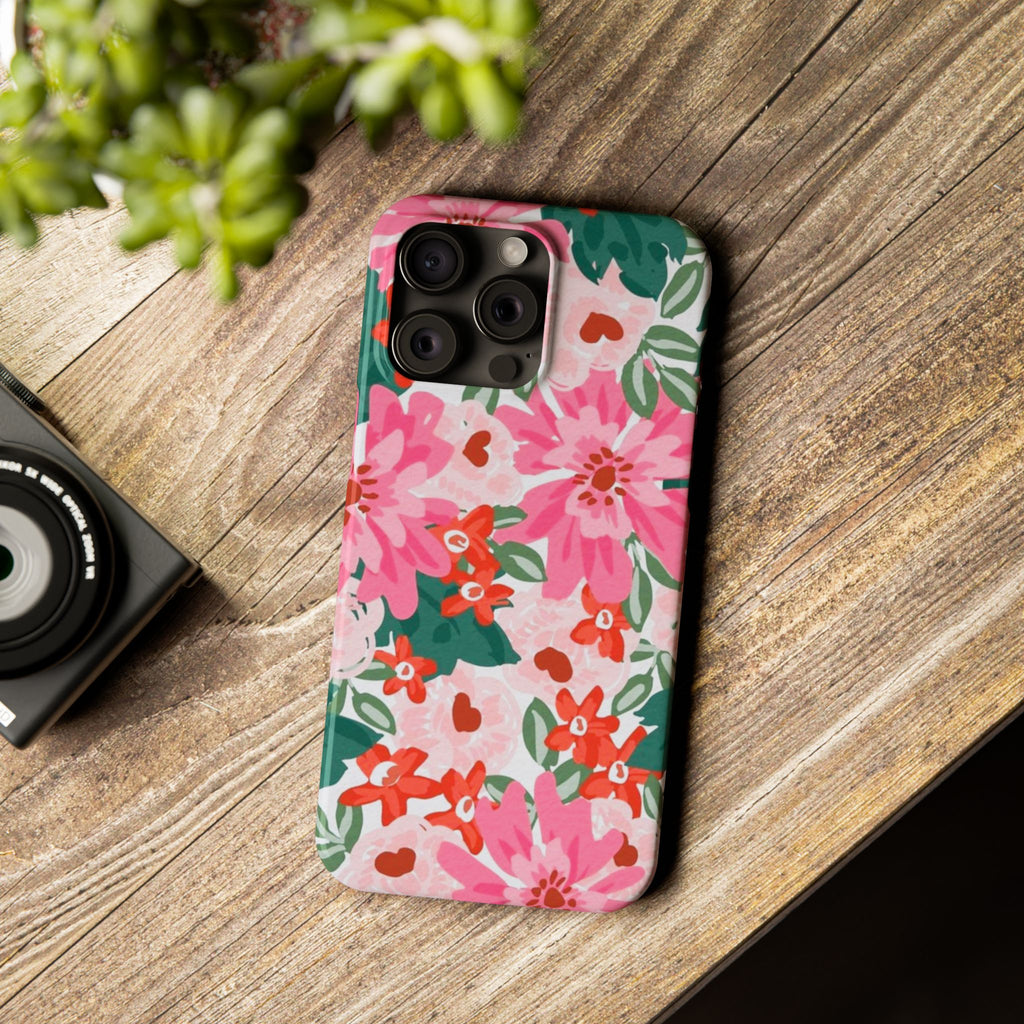 Pink Watercolor Garden Case