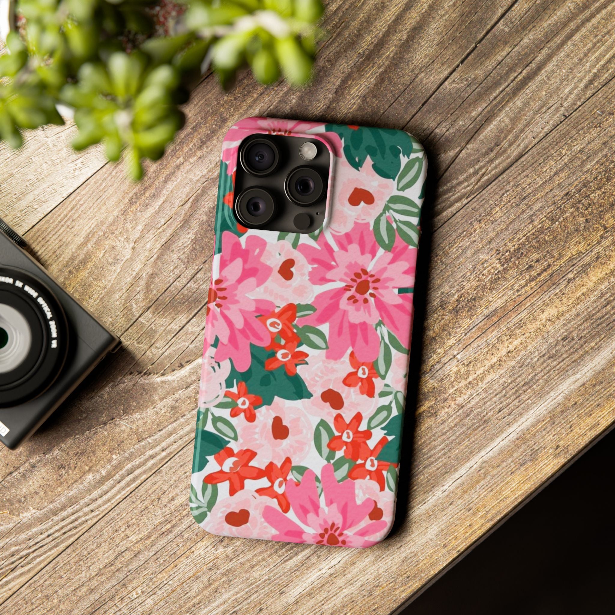 Pink Watercolor Garden Case