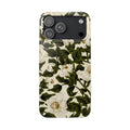 Vintage White Floral - Phone Case