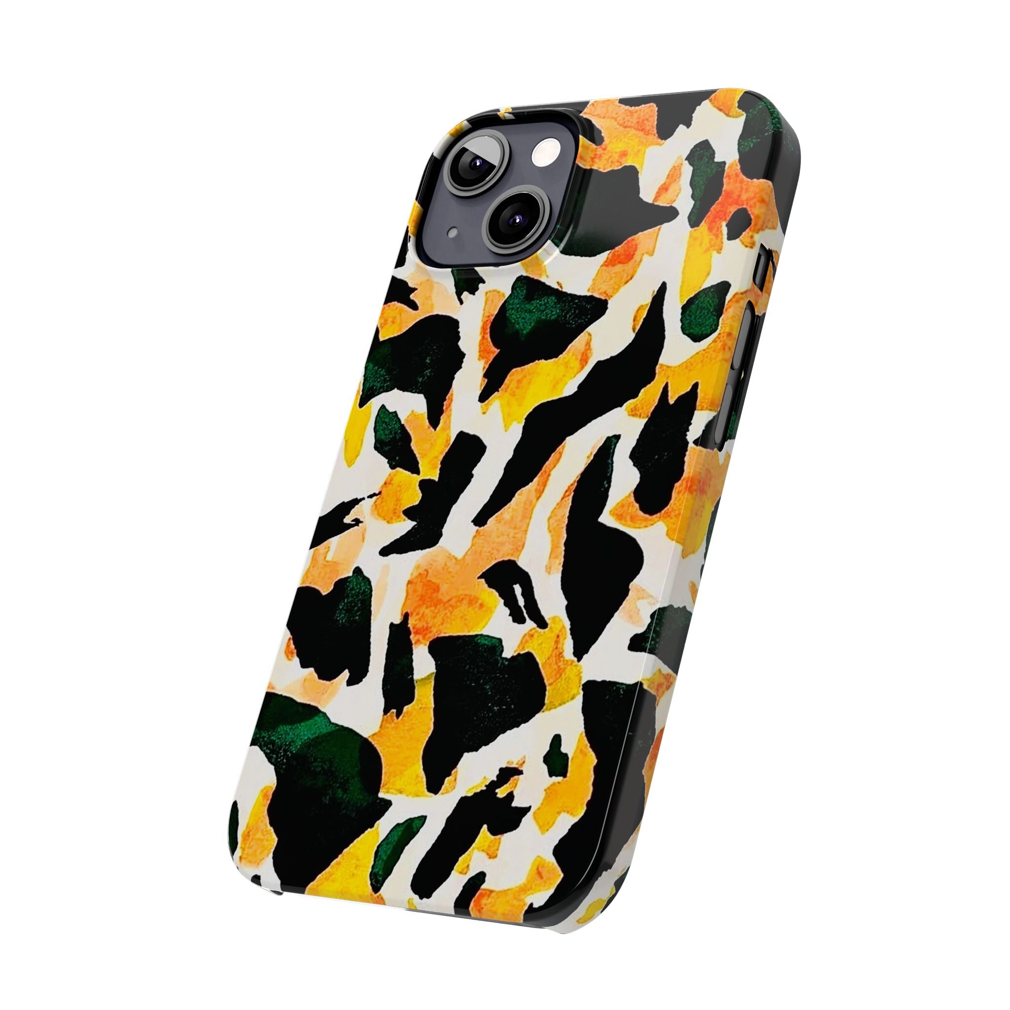 Yellow Green Abstract Case