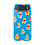 Teddy Bear on Blue Case