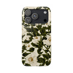 Vintage White Floral - Phone Case