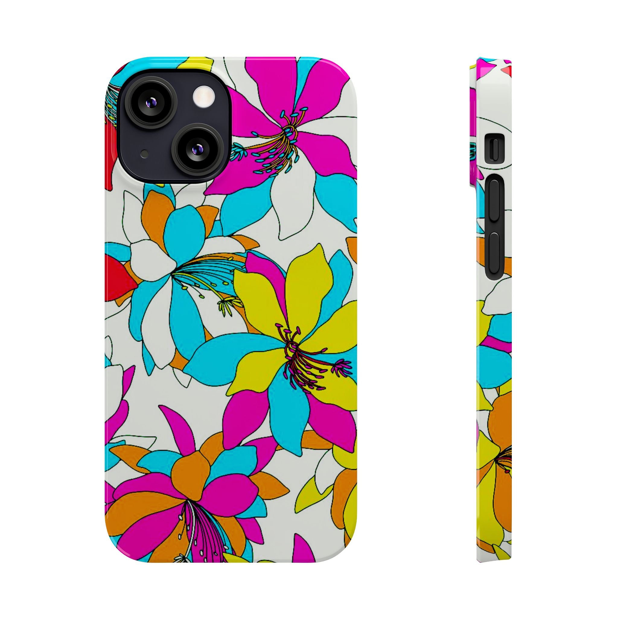Layered Magenta Floral Case