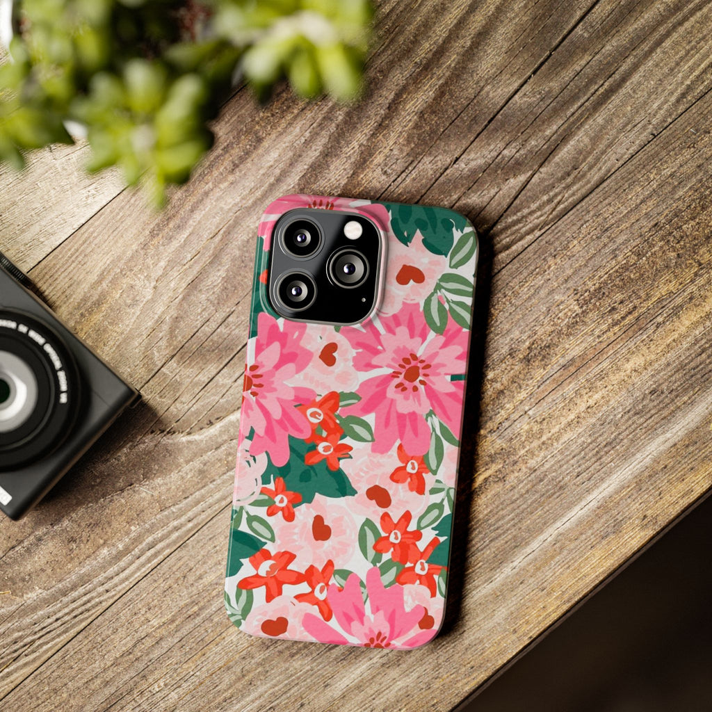 Pink Watercolor Garden Case