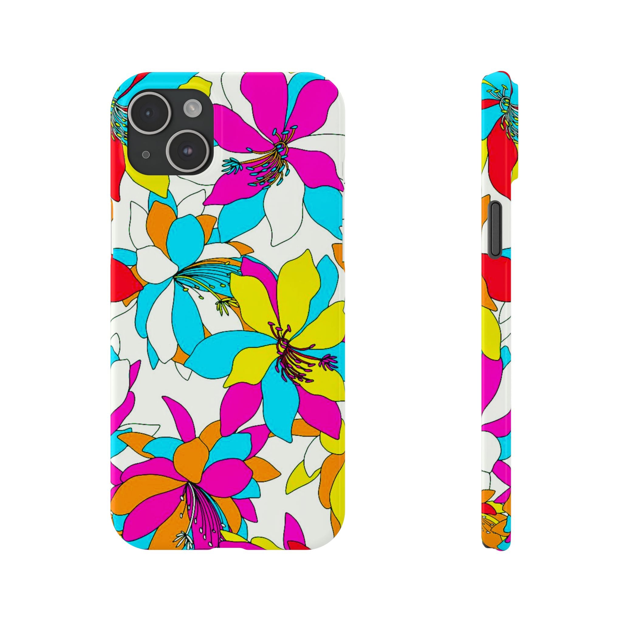 Layered Magenta Floral Case