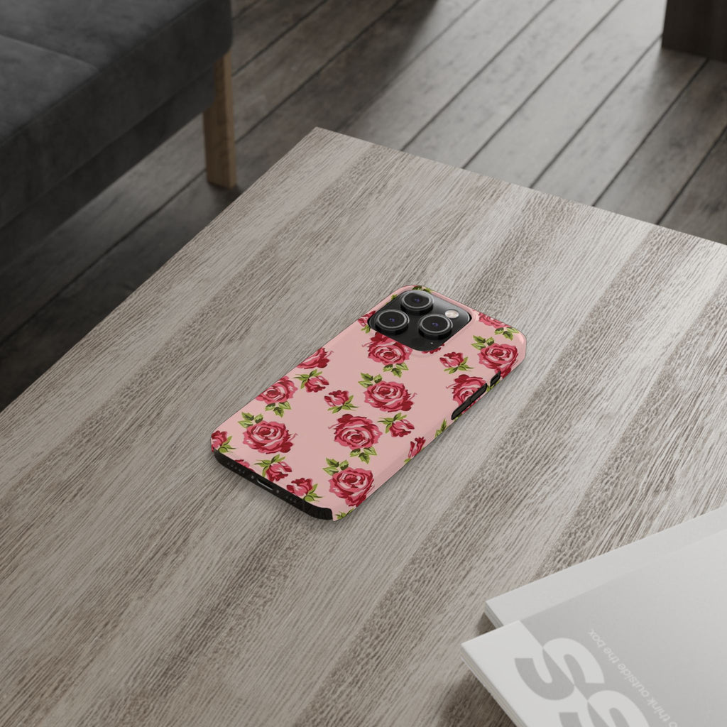 Pink Rose on a Pink Case
