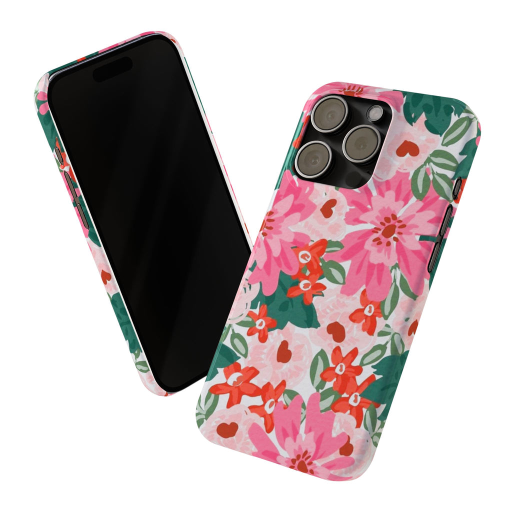 Pink Watercolor Garden Case