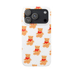 Teddy Bear on White Case