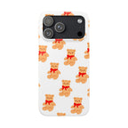 Teddy Bear on White Case