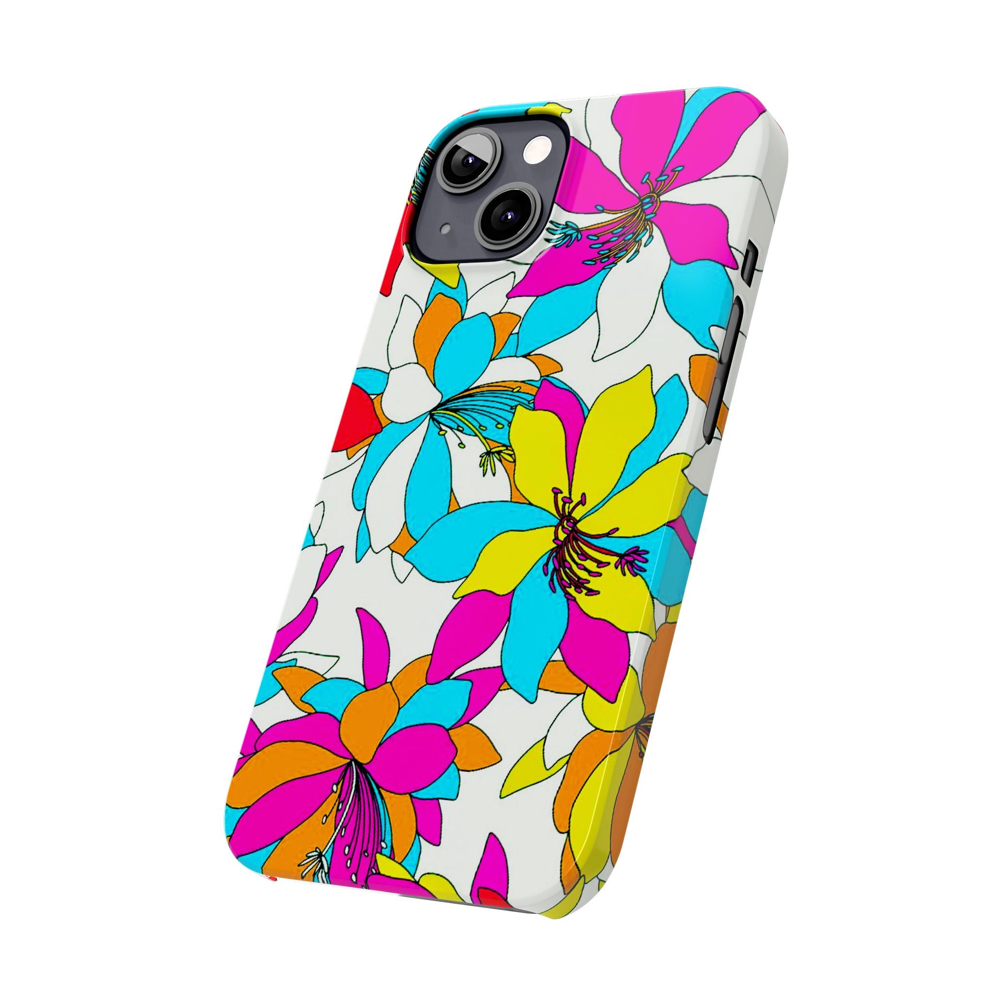 Layered Magenta Floral Case