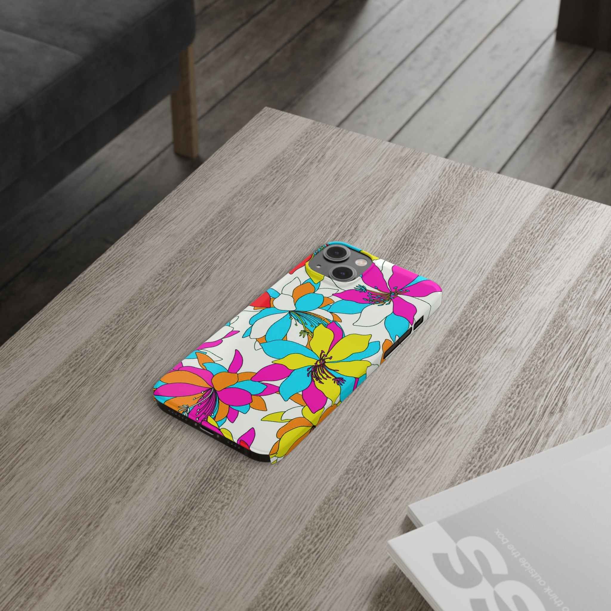 Layered Magenta Floral Case