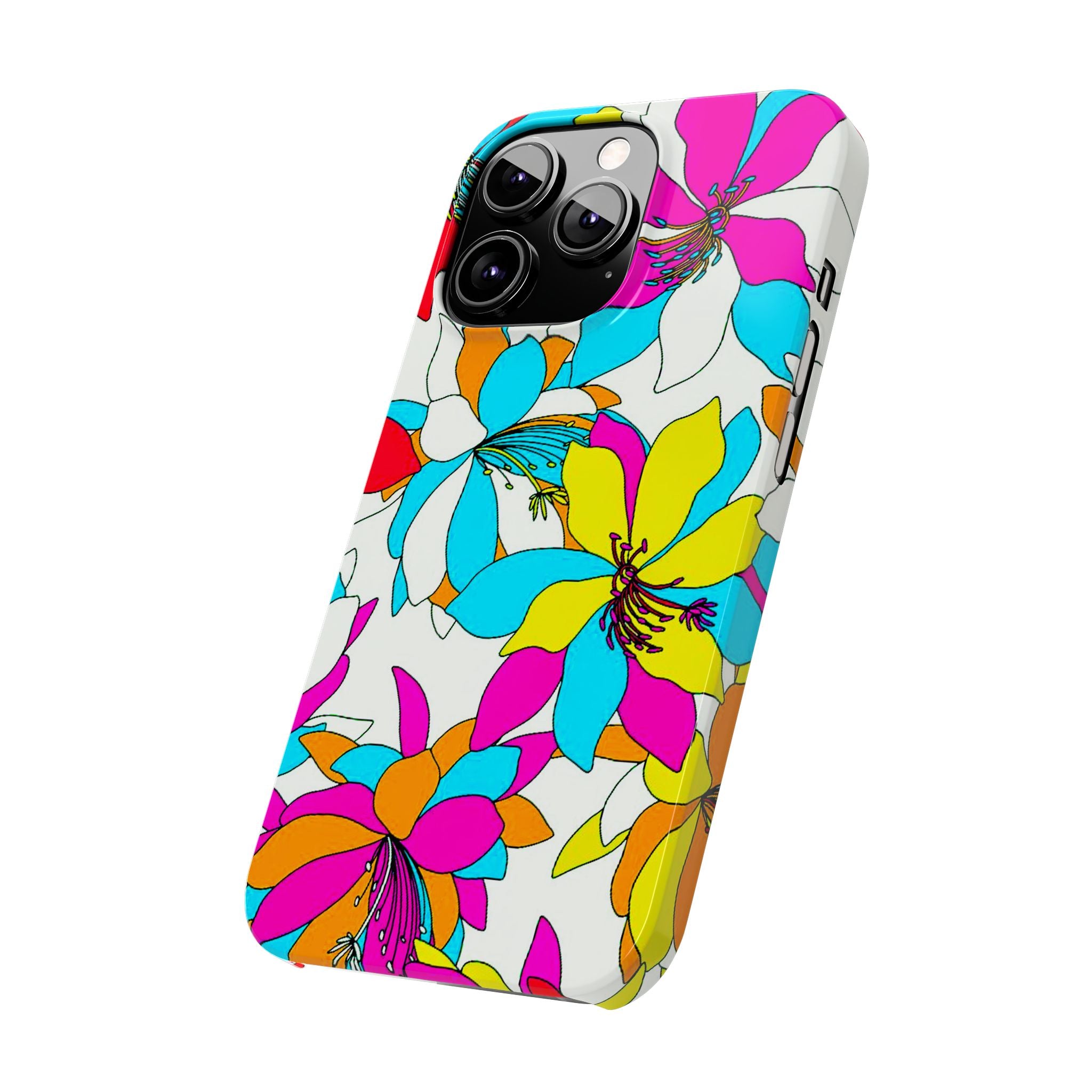 Layered Magenta Floral Case