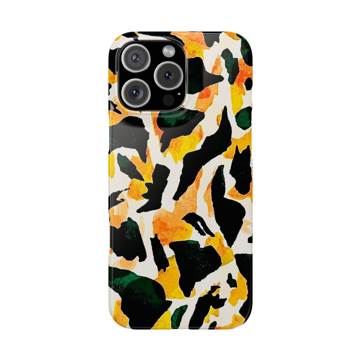 Yellow Green Abstract Case