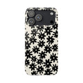 Black Daisy Phone Case