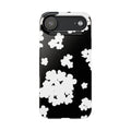 Black & White Abstract Flower Case