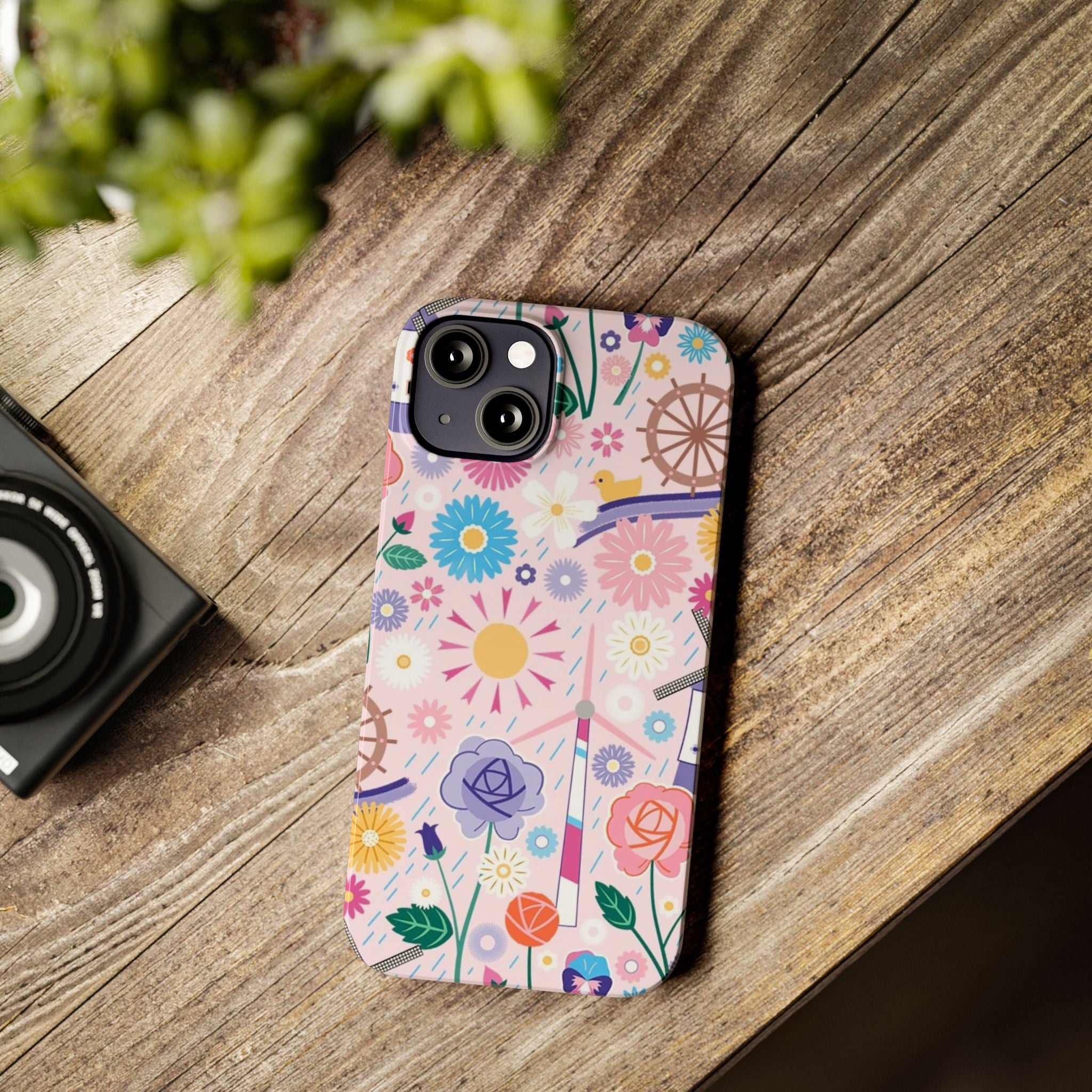 Whimsical Spring Flowers Design Case