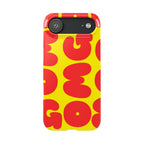 OMG Bubble Pattern, Bold Red & Yellow