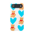 Teddy Bear Hearts on White Case