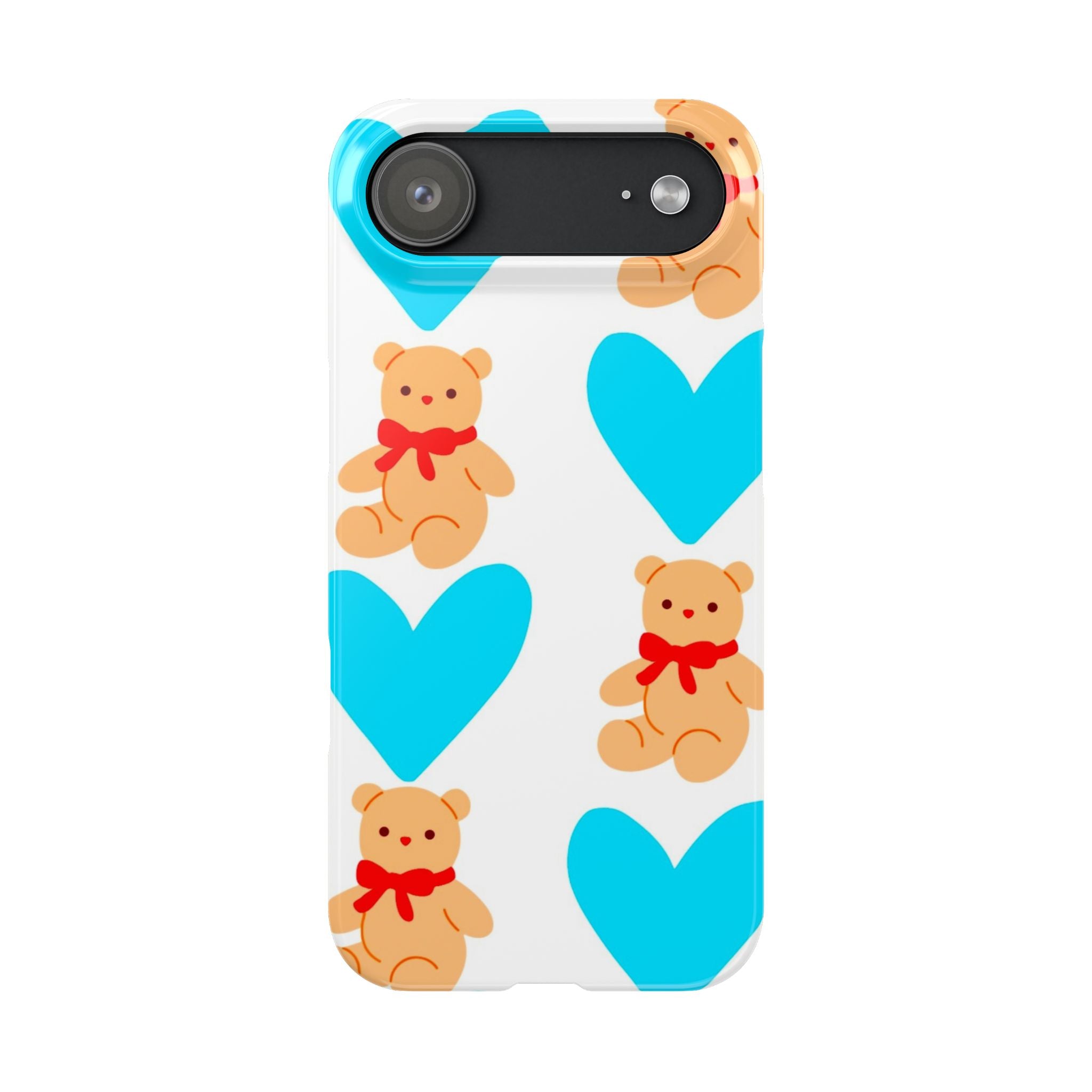 Teddy Bear Hearts on White Case
