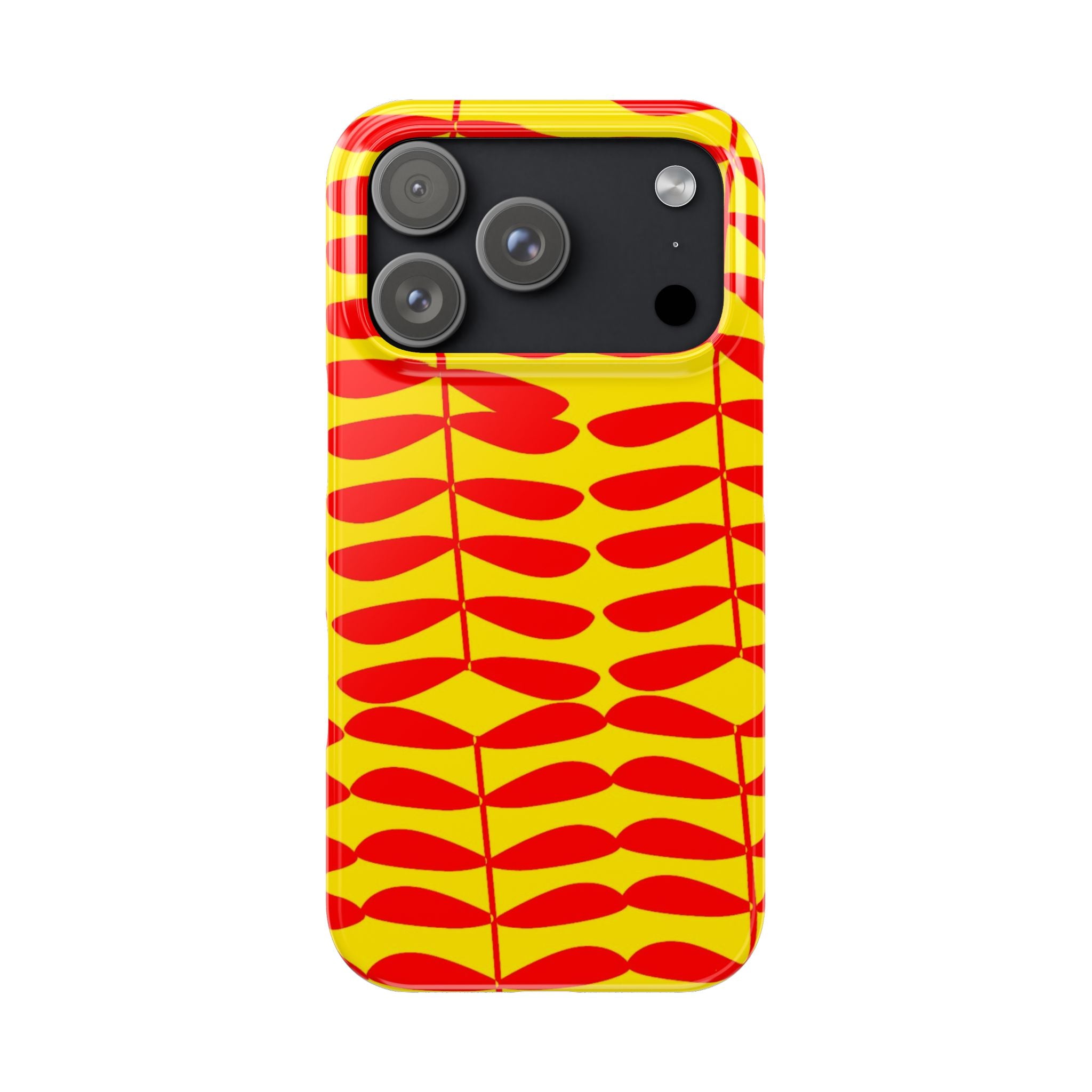 Red Leaf Slim Bold Yellow Case