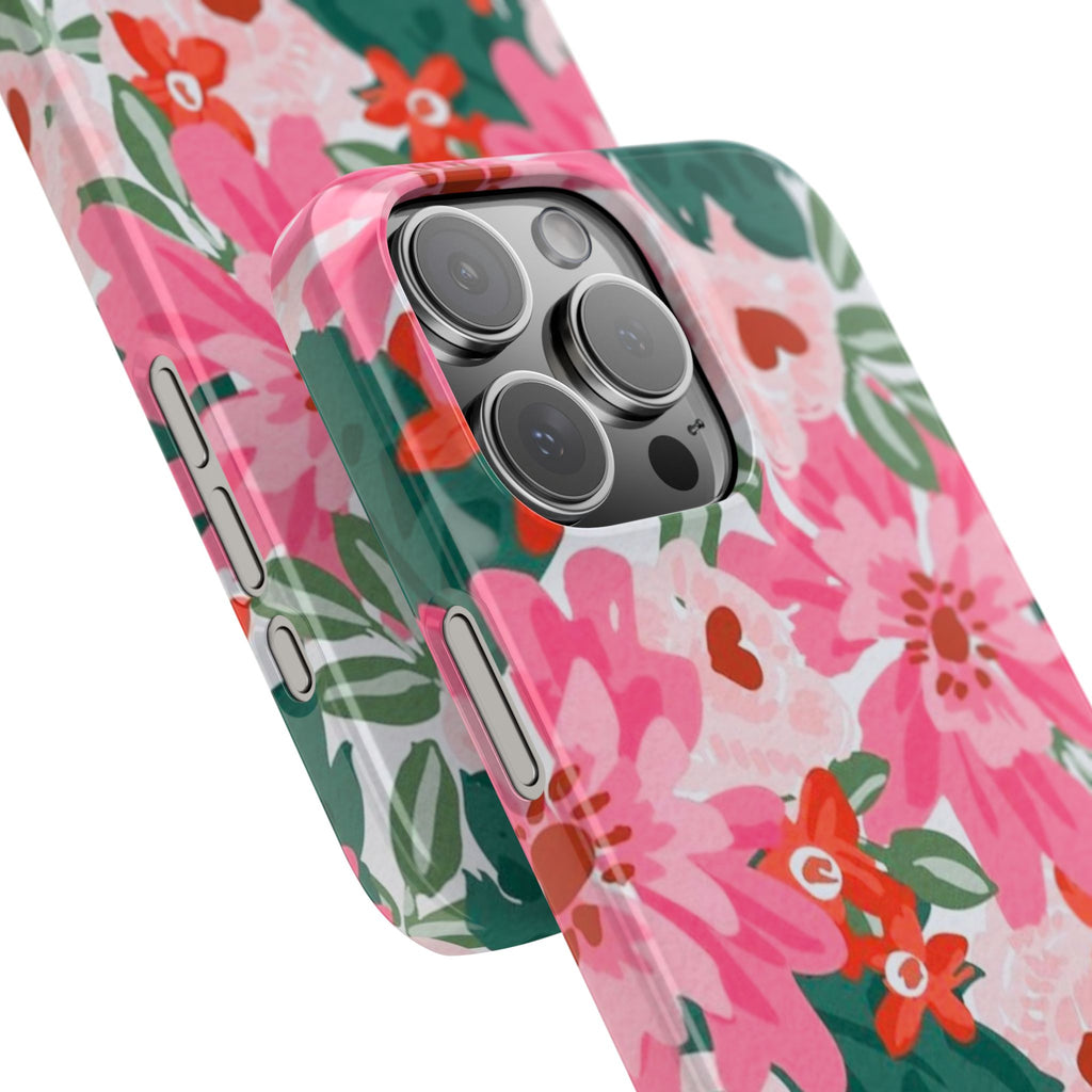 Pink Watercolor Garden Case