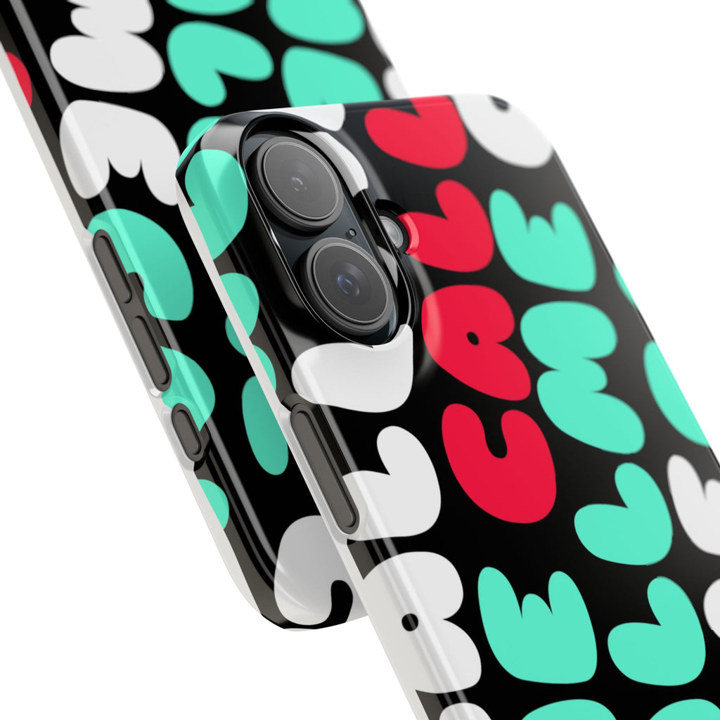 Call Me Turquoise mixed Bold Bubble Text