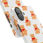 Teddy Bear on White Case
