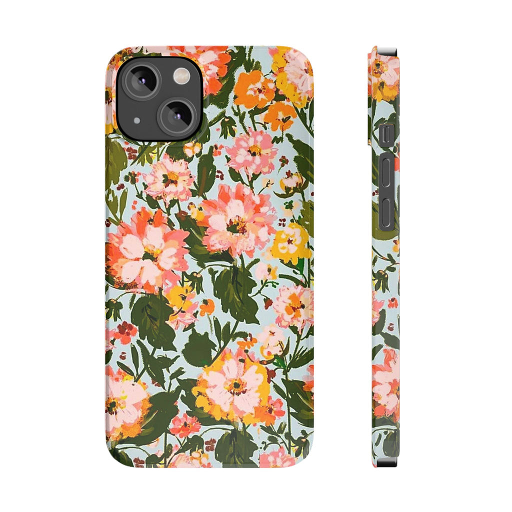 Pink & Orange Blossom Garden Case