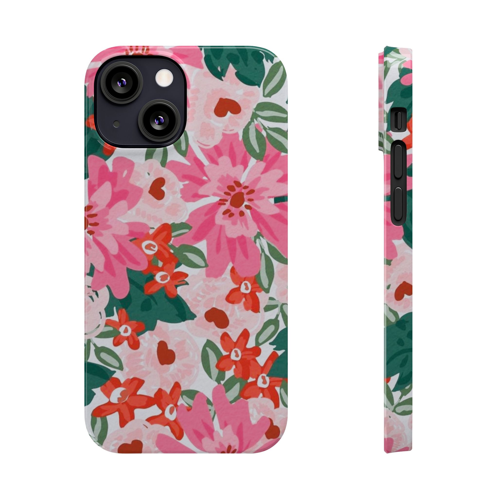 Pink Watercolor Garden Case
