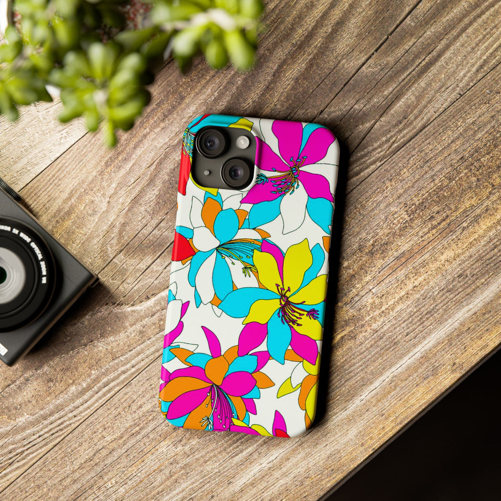 Layered Magenta Floral Case