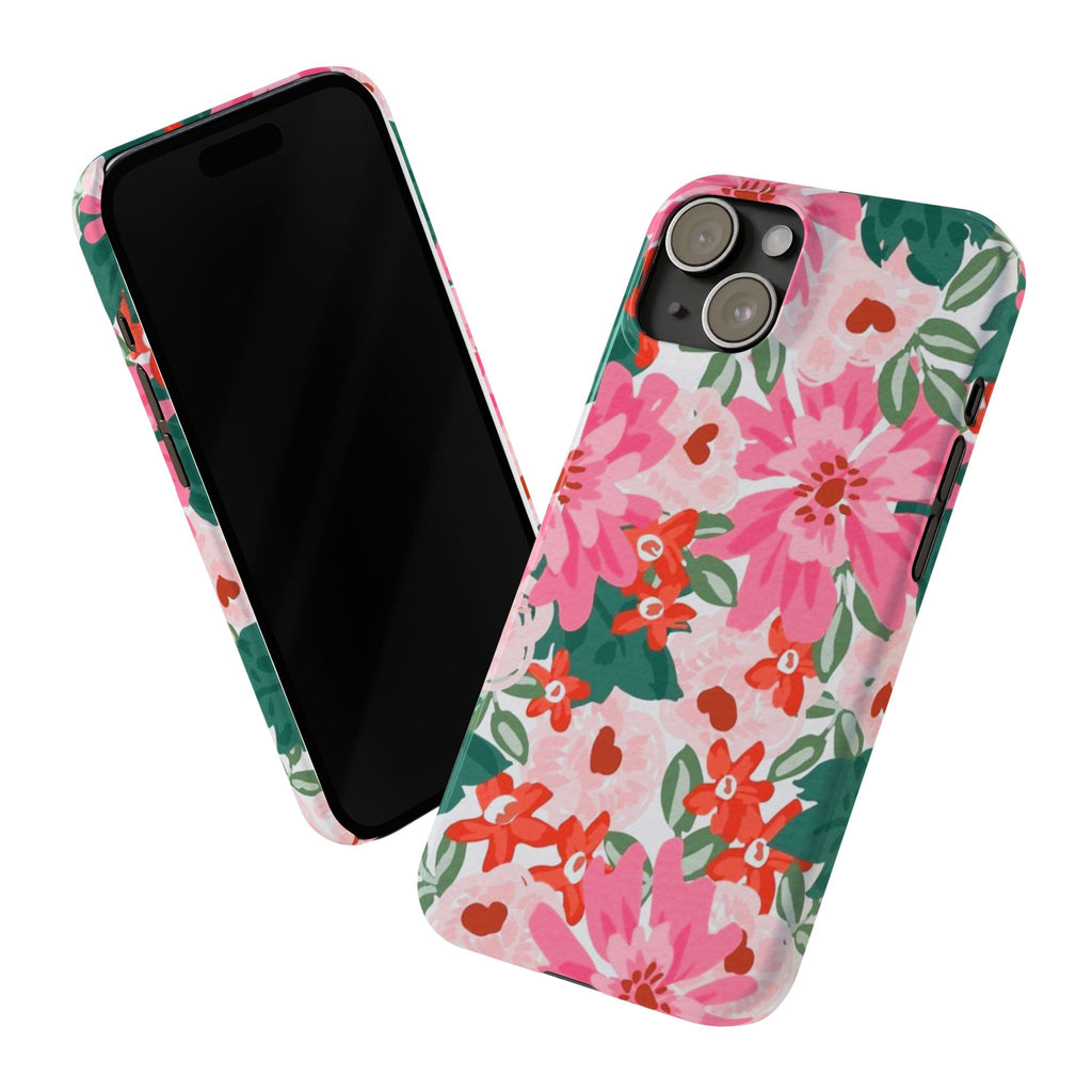 Pink Watercolor Garden Case