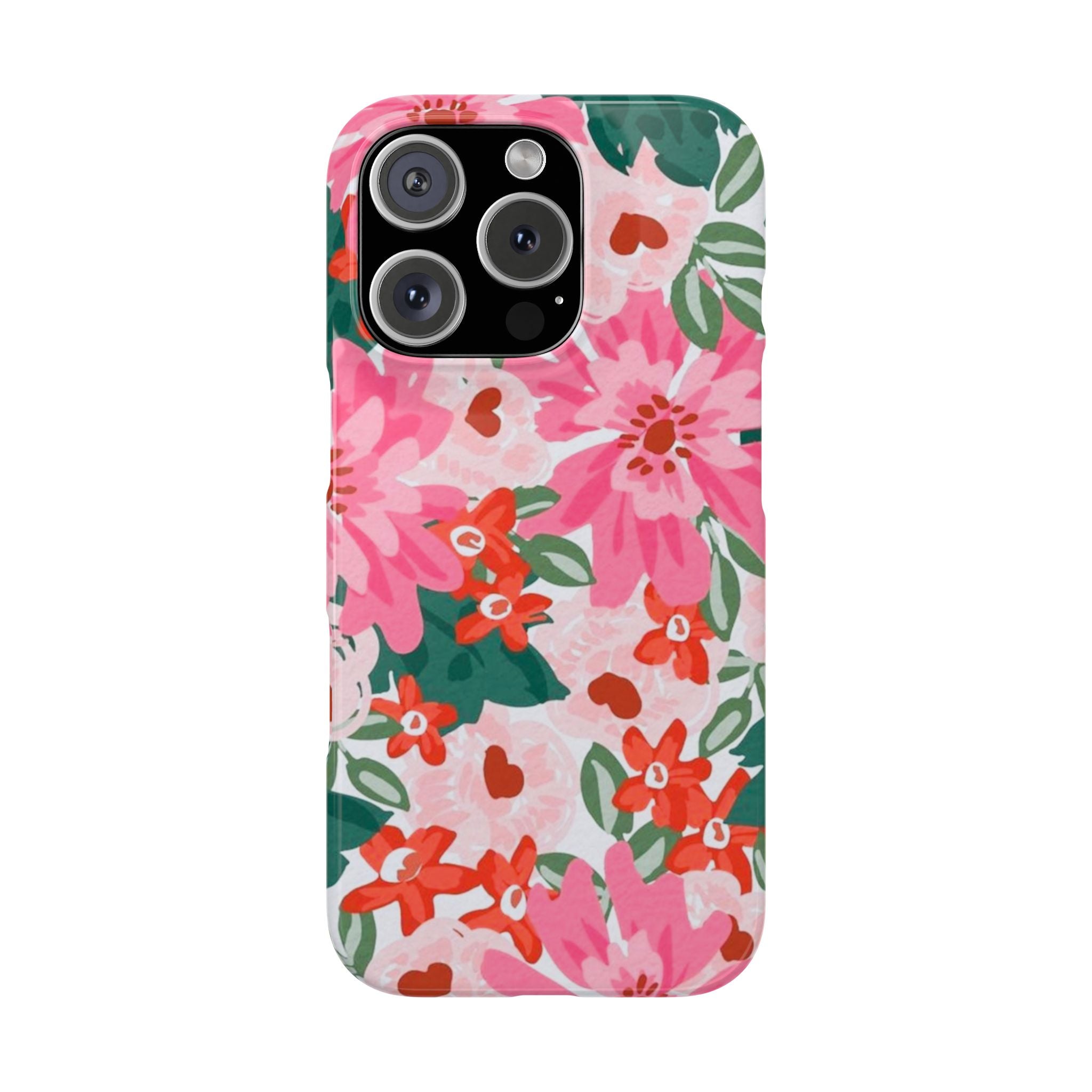 Pink Watercolor Garden Case
