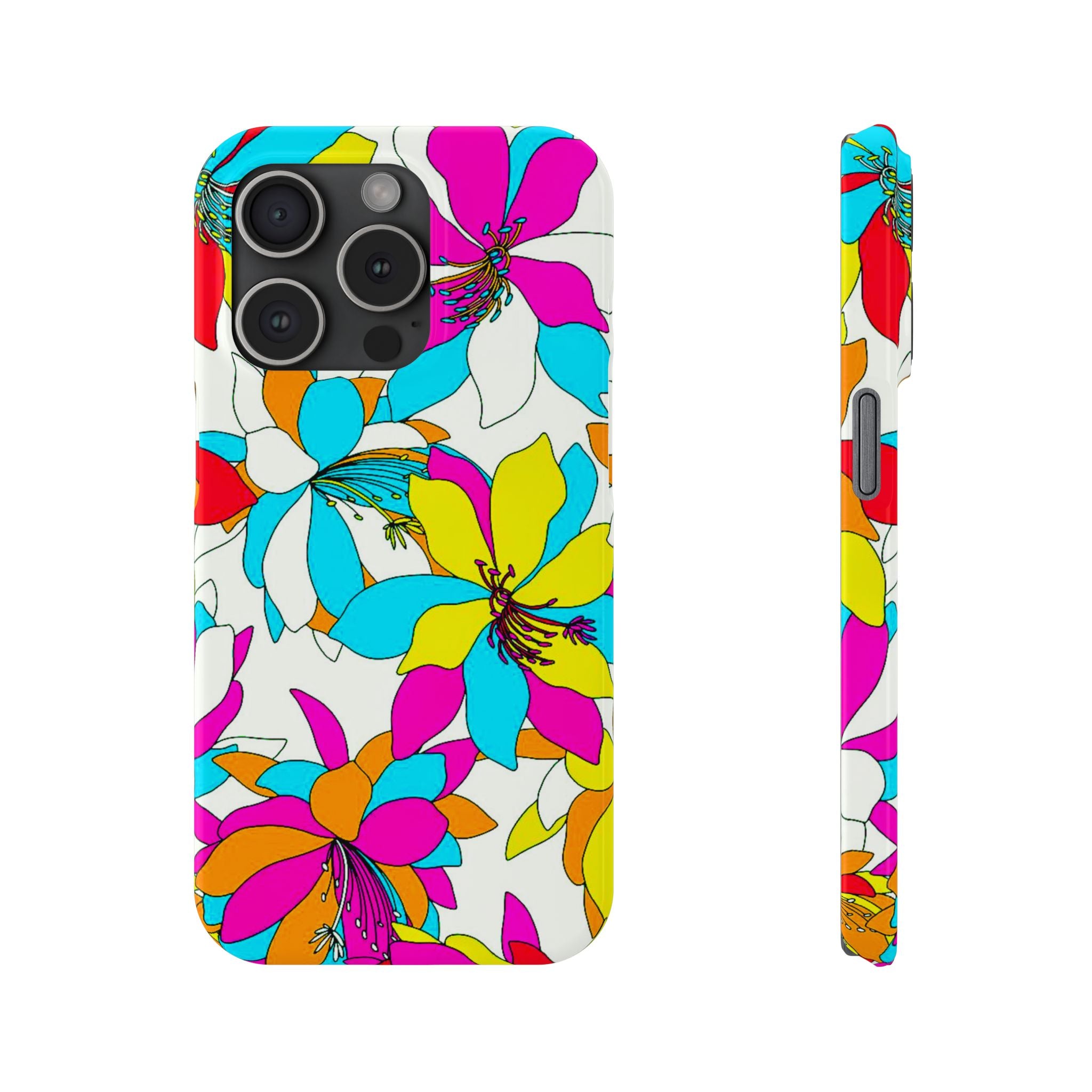 Layered Magenta Floral Case