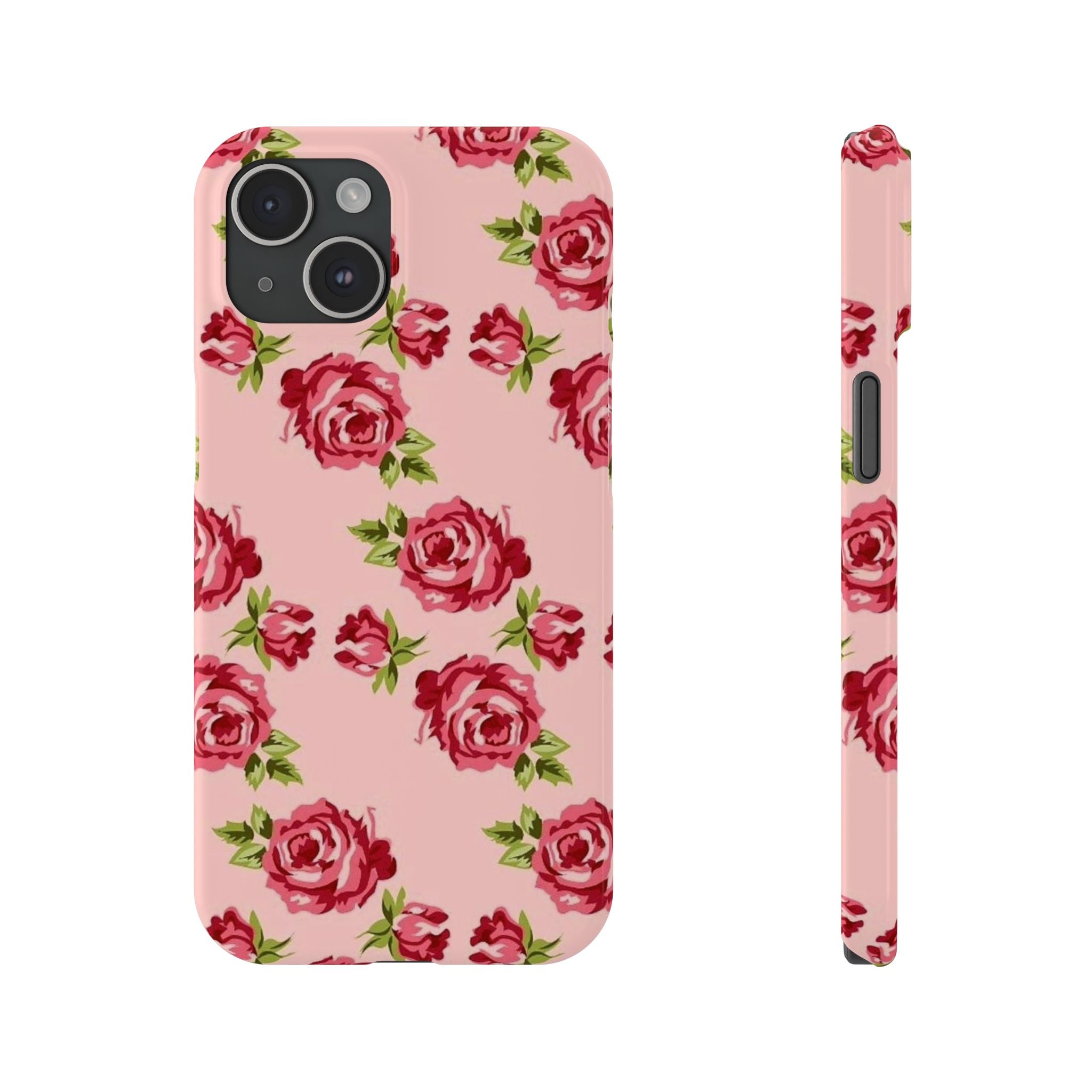Pink Rose on a Pink Case