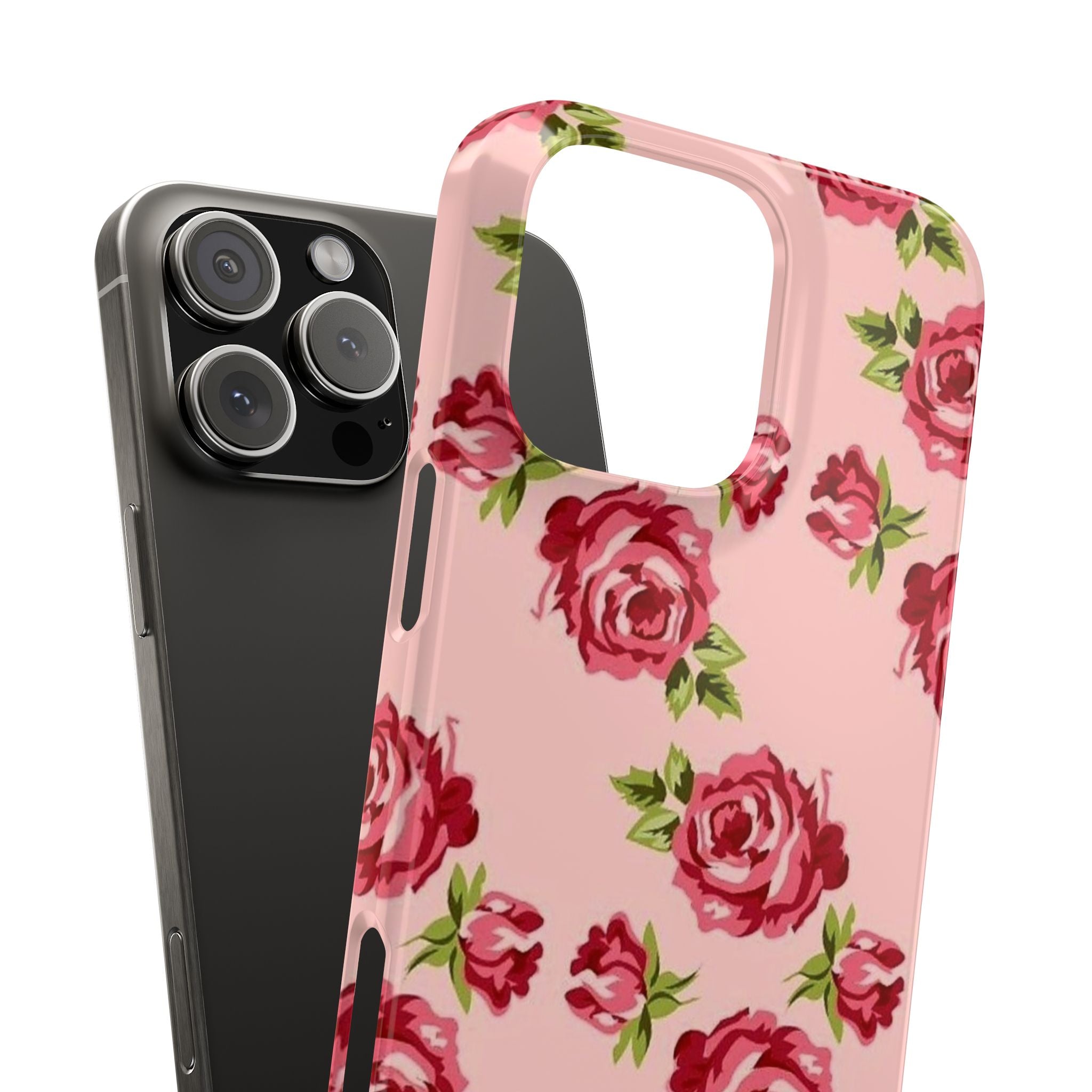 Pink Rose on a Pink Case