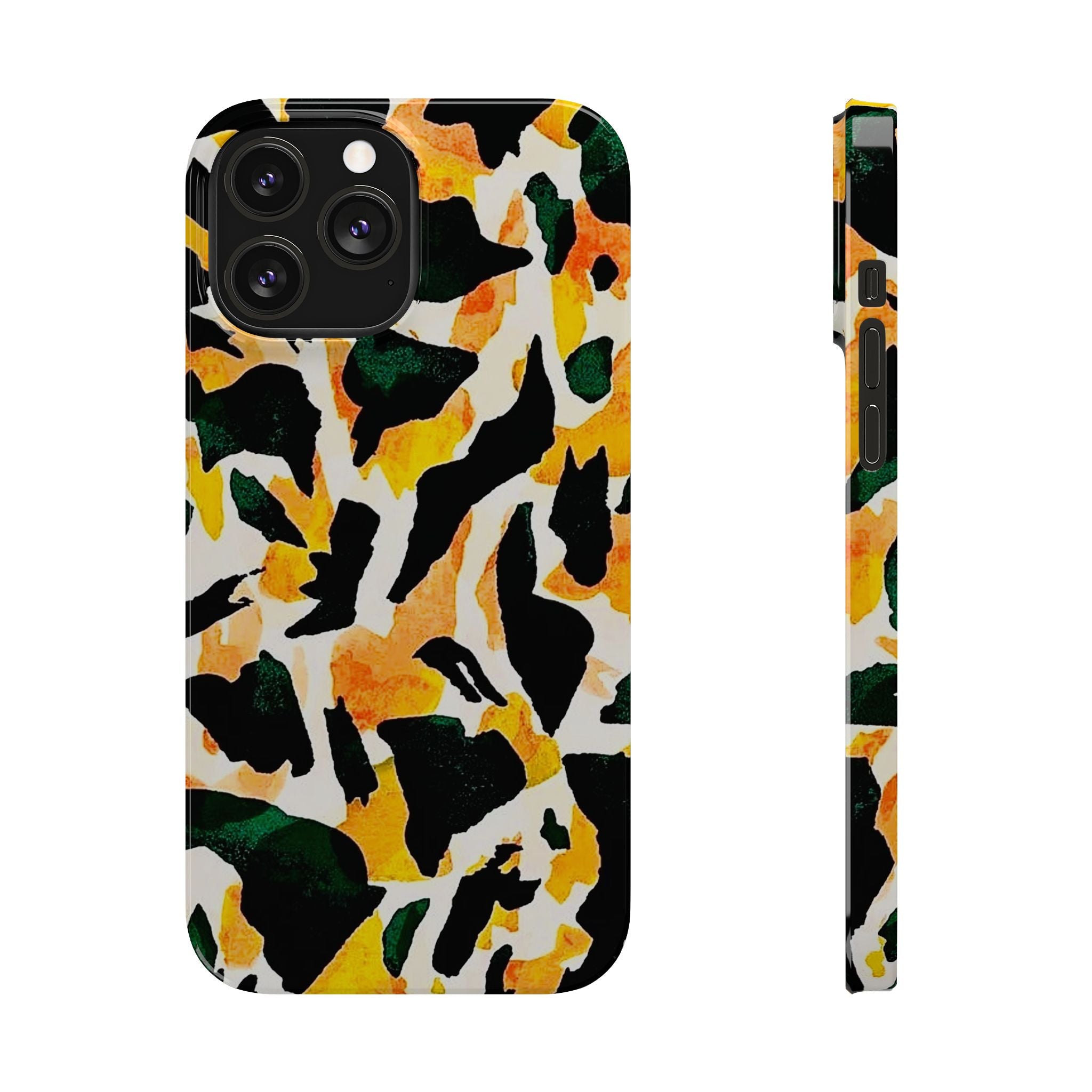 Yellow Green Abstract Case