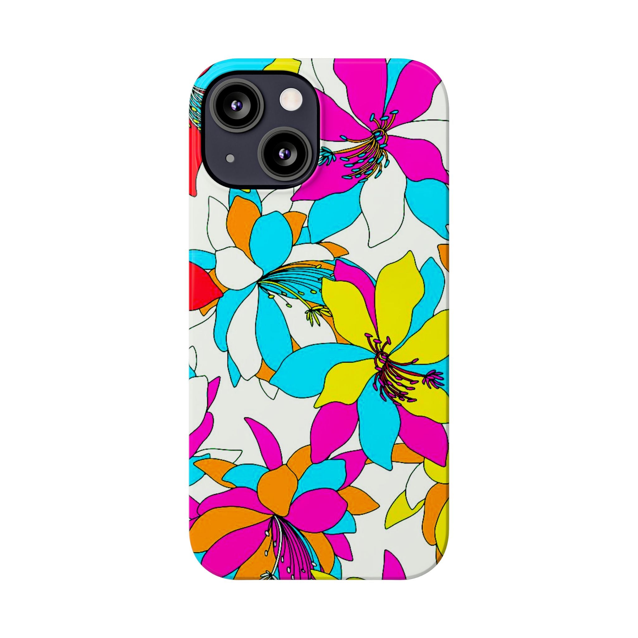 Layered Magenta Floral Case