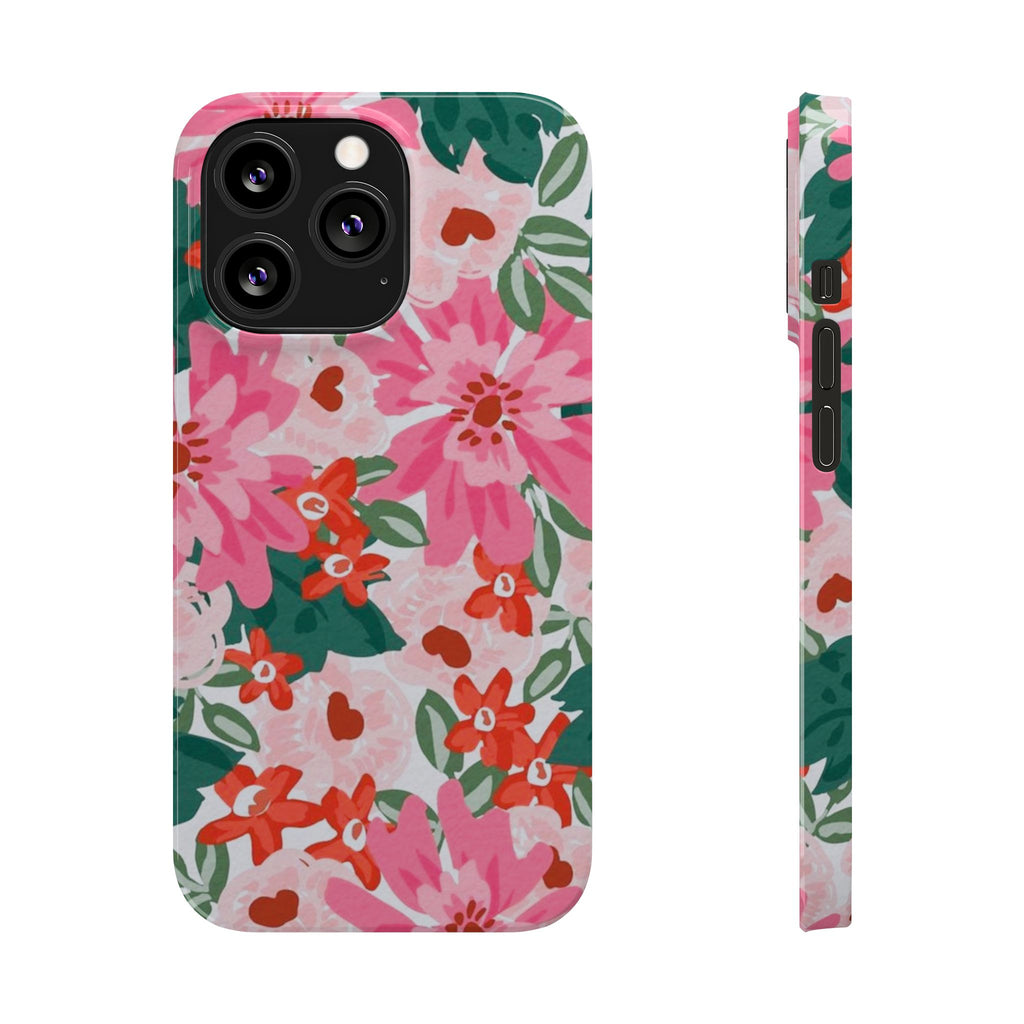 Pink Watercolor Garden Case