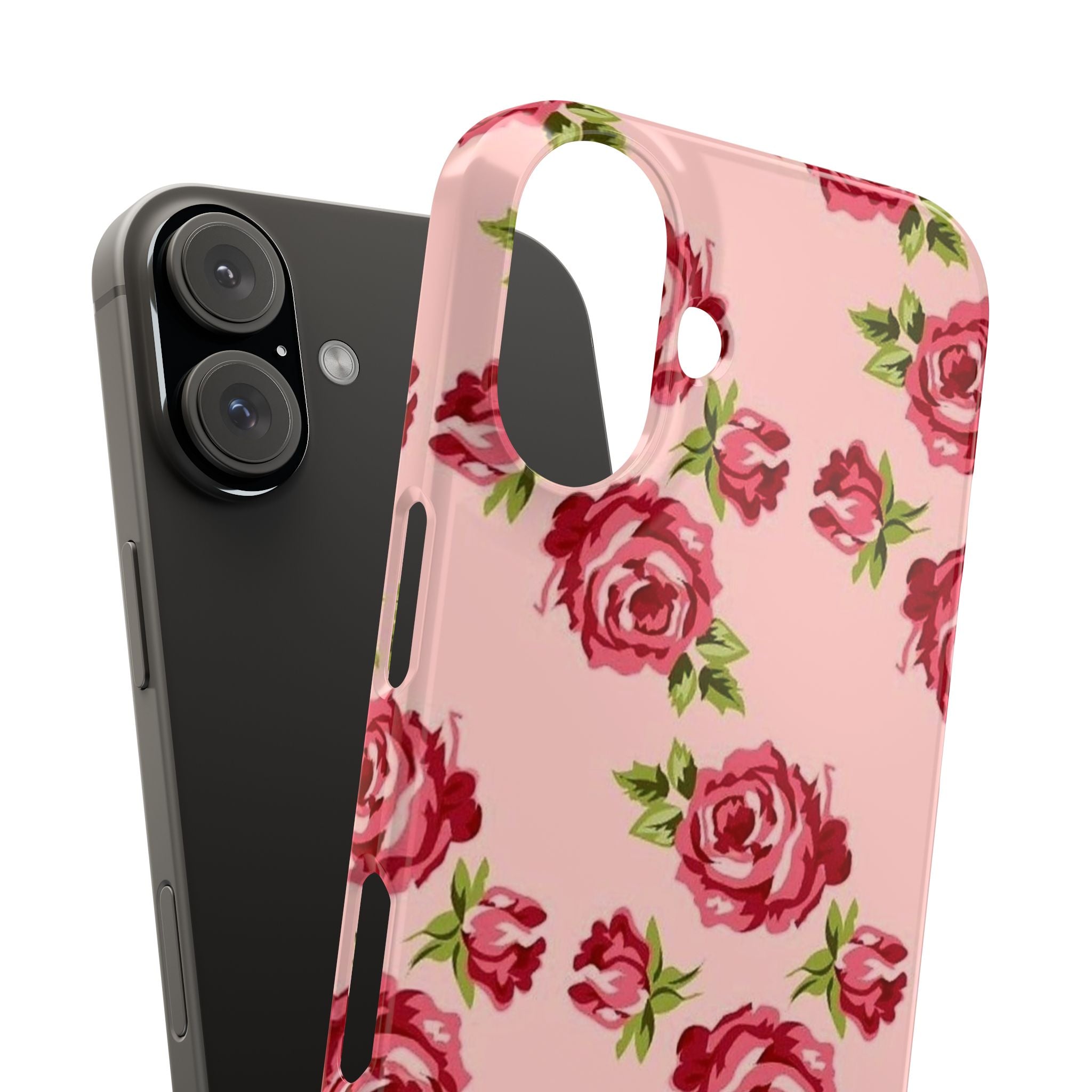 Pink Rose on a Pink Case
